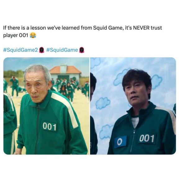 Squid Game Player Sweats Set "Player 001" - Size Large - Picture 14 of 14